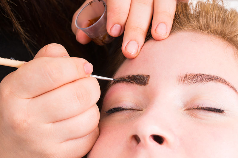 Defy Hair & Esthetics Eyebrow Tinting Services